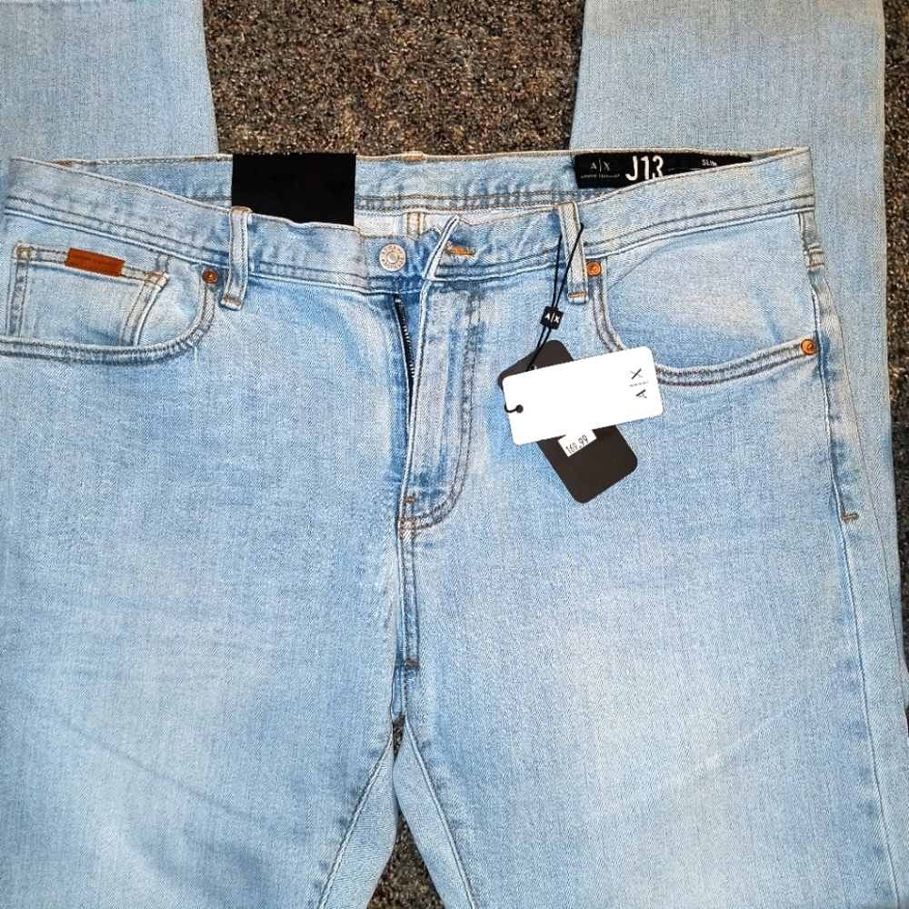 Men's Armani Exchange J13 Slim Cut Jeans. Sz 36.